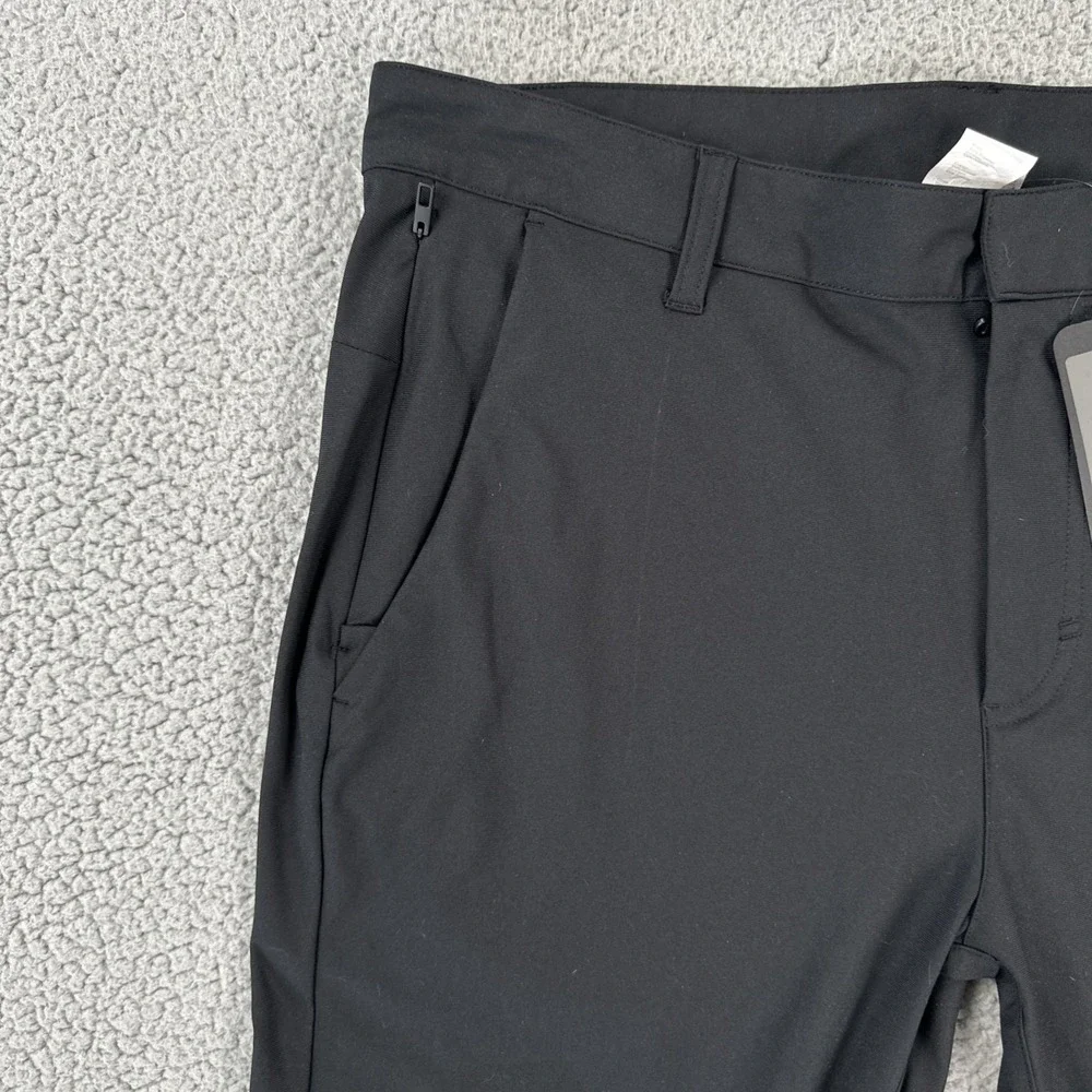 NWT Fabletics The Don Trouser Pants Men 34x32 Black Slim Fit Water Resistant